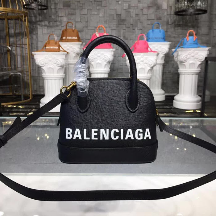 BALENCIAG巴黎世家 18SS系列小號貝殼包 十字紋小牛皮 亦可斜挎手提  BL1658